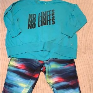 Women’s Plus Size 2X Workout Ensemble